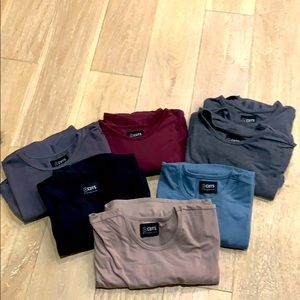 Cuts brand elongated tees x 7